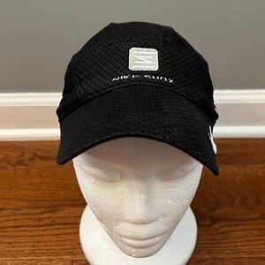 RARE- Vintage Nike Shox 7 Panel Trailwinds Black Mesh Adjustable Hat Cap Sz S/M